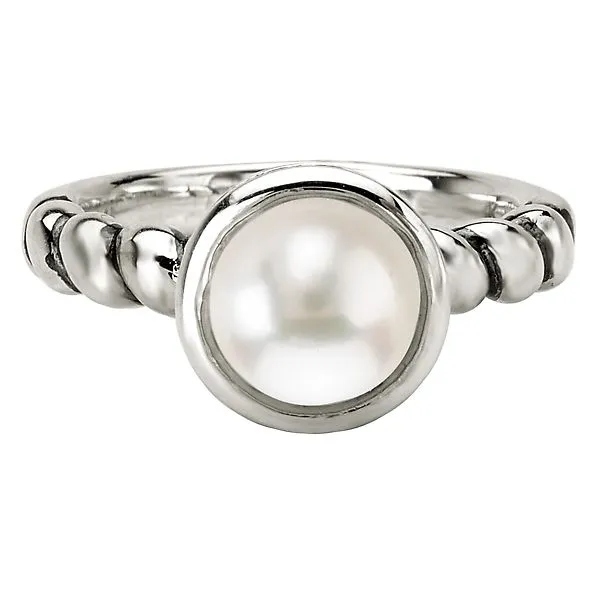 Buy Pearl Silver Rings for ladies | Silver Moti Rings