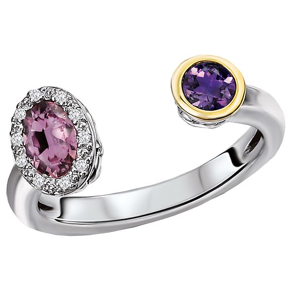 Ladies Gemstone and Diamond Ring Alan Miller Jewelers Oregon, OH