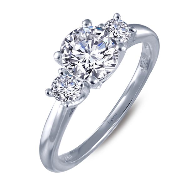 Three-Stone Engagement Ring Ken Walker Jewelers Gig Harbor, WA