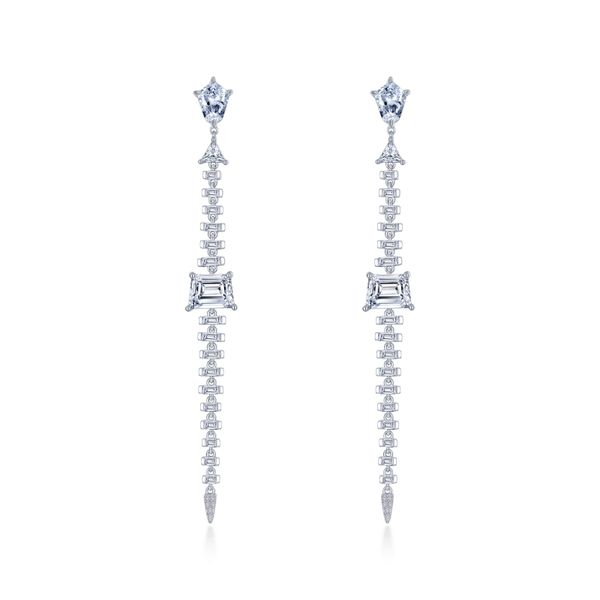 Long Linear Dangling Earrings Thurber's Fine Jewelry Wadsworth, OH