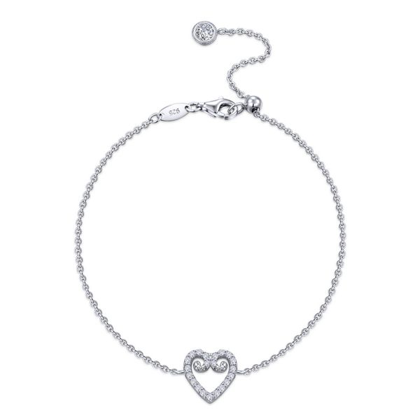 Mini Open Heart Bracelet Adler's Diamonds Saint Louis, MO