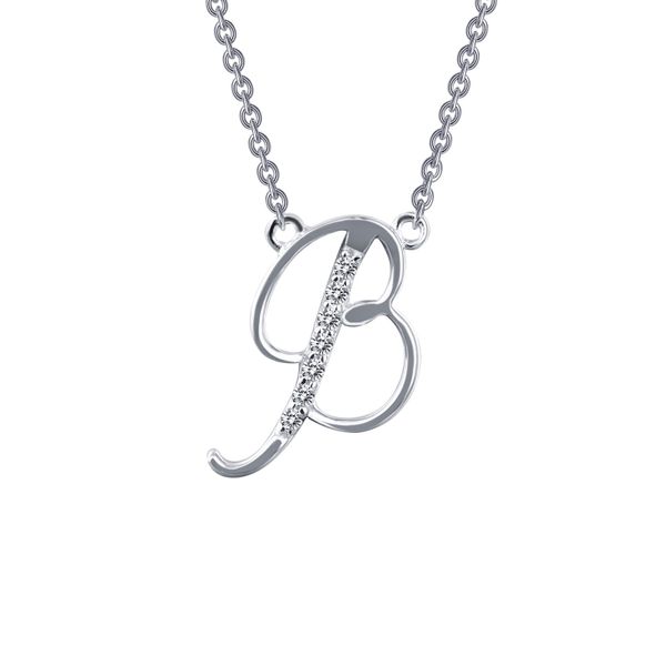 Letter B Pendant Necklace Carroll / Ochs Jewelers Monroe, MI