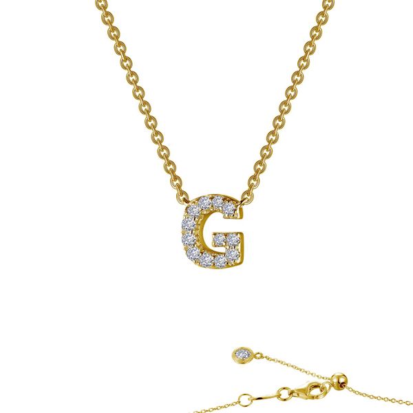 Letter G Pendant Necklace Jerald Jewelers Latrobe, PA