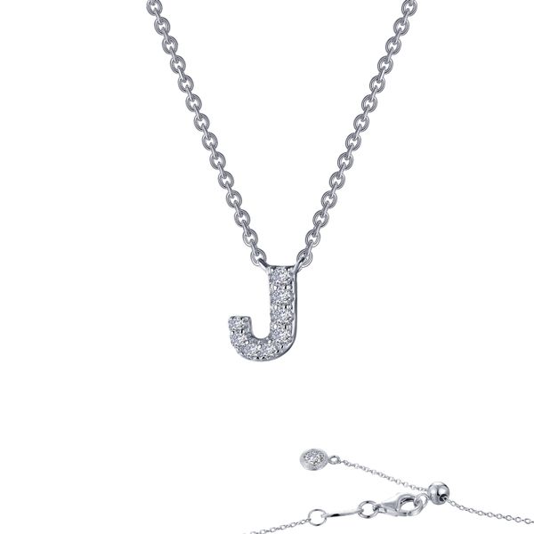 Letter J Pendant Necklace J. Anthony Jewelers Neenah, WI