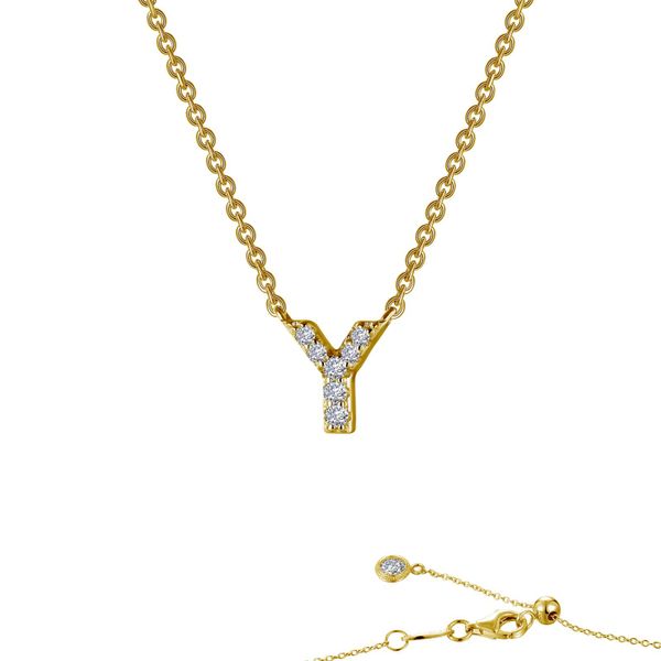 Letter Y Pendant Necklace Diamond Shop Ada, OK