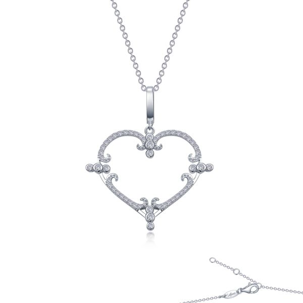 Filigreen Heart (c) Necklace Charles Frederick Jewelers Chelmsford, MA