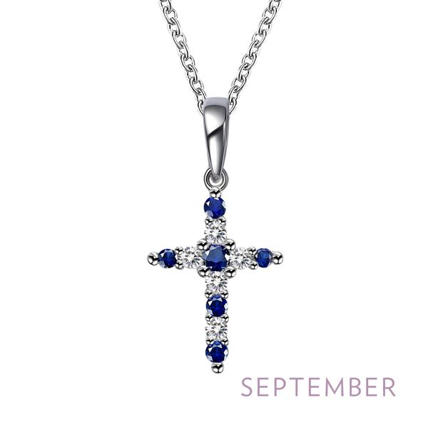 September Birthstone Necklace Wood's Jewelers Mount Pleasant, PA