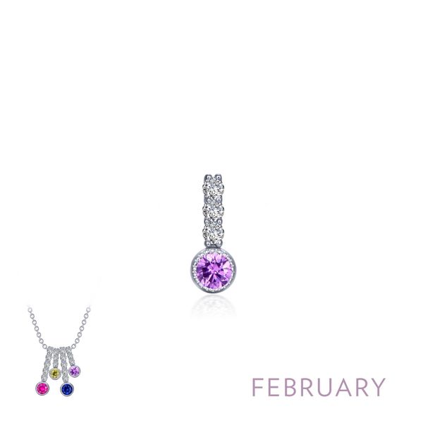 February Birthstone Love Pendant Glatz Jewelry Aliquippa, PA