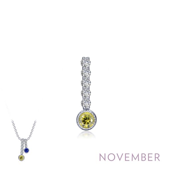 November Birthstone Love Pendant Cellini Design Jewelers Orange, CT