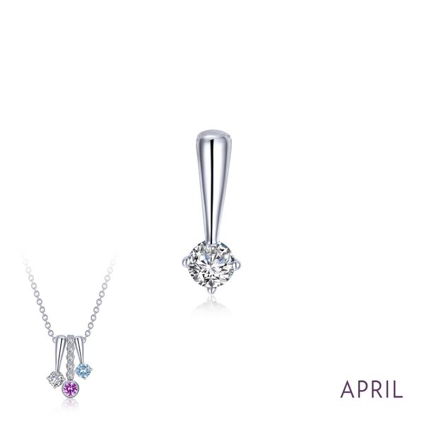 April Birthstone Love Pendant Edwards Jewelers Modesto, CA