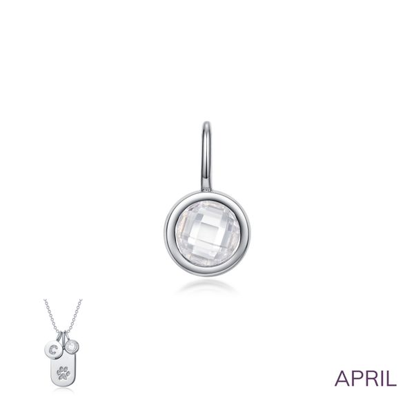 April Birthstone Love Pendant Glatz Jewelry Aliquippa, PA