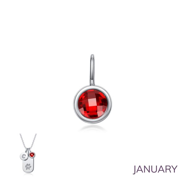 January Birthstone Love Pendant Mendham Jewelers Mendham, NJ