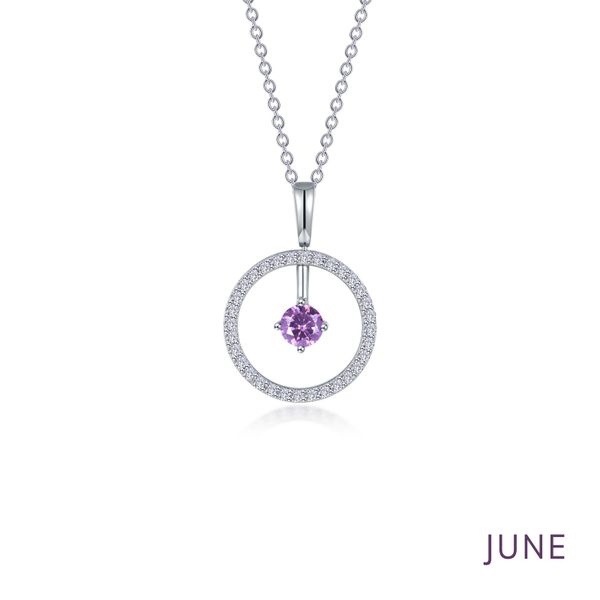 June Birthstone Reversible Open Circle Necklace Atlanta West Jewelry Douglasville, GA