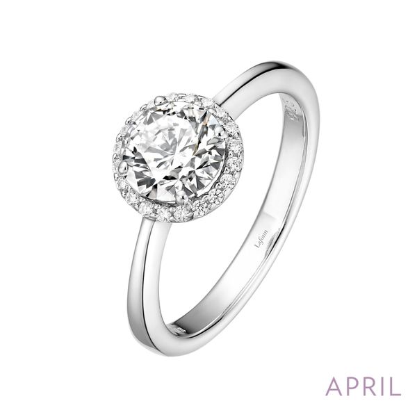 April Birthstone Ring Cellini Design Jewelers Orange, CT
