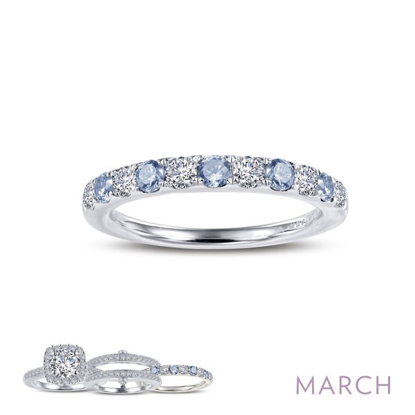 March Birthstone Ring Mueller Jewelers Chisago City, MN