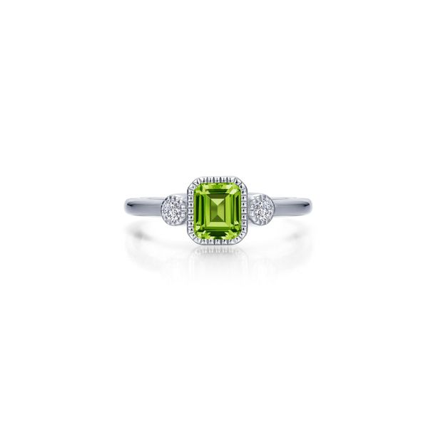 Peridot Engagement Ring- August Birthstone Ring- Unique Engagement Ring-  Green Statement Ring- Nontraditional Alternative Engagement Ring