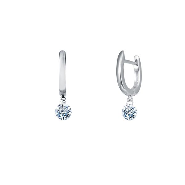 Frameless Drop Solitaire Earrings Beckman Jewelers Inc Ottawa, OH