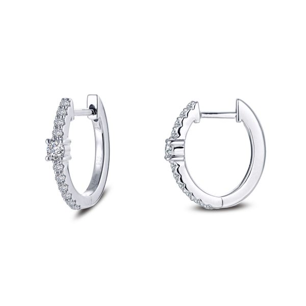 Dainty Oval Huggie Hoop Earrings Gala Jewelers Inc. White Oak, PA