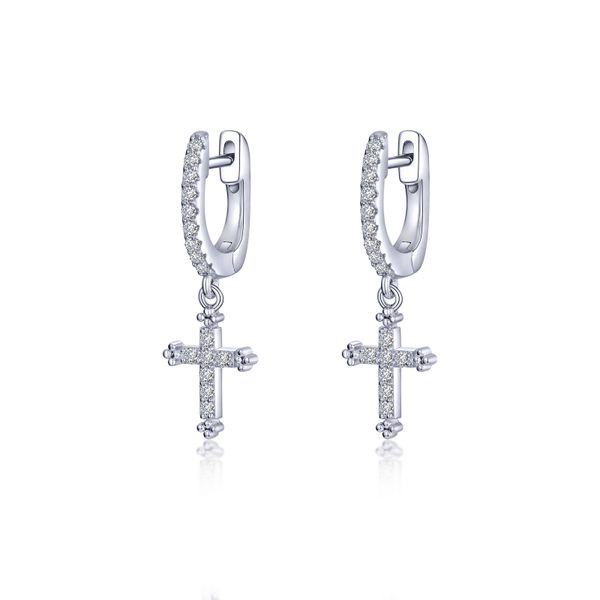 0.32 CTW Cross Earrings Carroll / Ochs Jewelers Monroe, MI