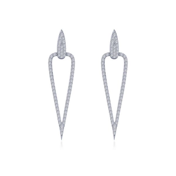 Inverted Triangle Drop Earrings Allen's Fine Jewelry, Inc. Grenada, MS