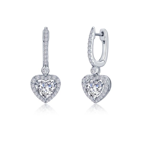 Mini Dangling Heart Earrings Grogan Jewelers Florence, AL