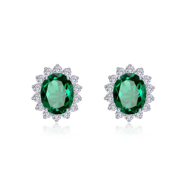 6.2 CTW Halo Stud  Earrings Molinelli's Jewelers Pocatello, ID