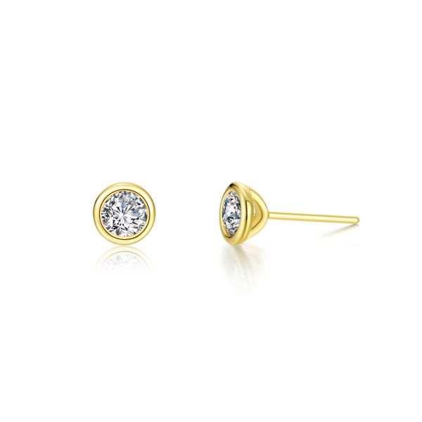 1.0 CTW Solitaire Stud Earrings Ask Design Jewelers Olean, NY