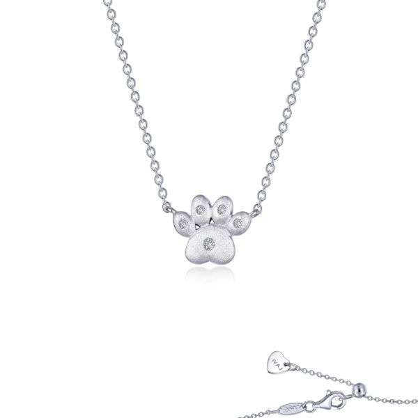 Puffy Paw Print Necklace Jimmy Smith Jewelers Decatur, AL