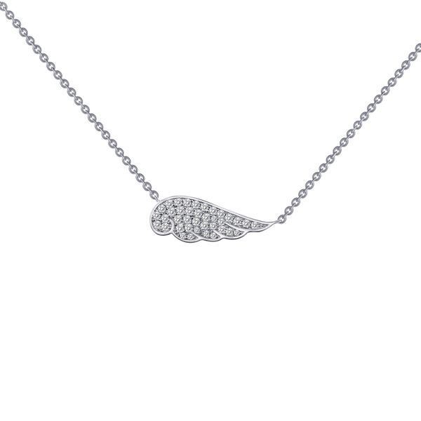 Sunward Ladies Fashion Diamond Necklace Full Diamond Heart Angel Wing  Necklace Pendant - Walmart.com