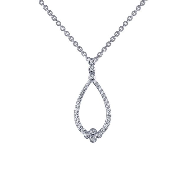Open Teardrop Necklace Gala Jewelers Inc. White Oak, PA