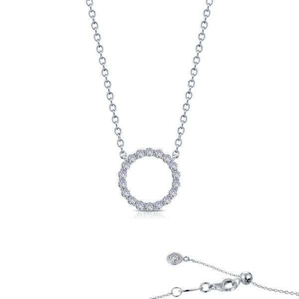 0.63 CTW Open Circle Necklace Baker's Fine Jewelry Bryant, AR