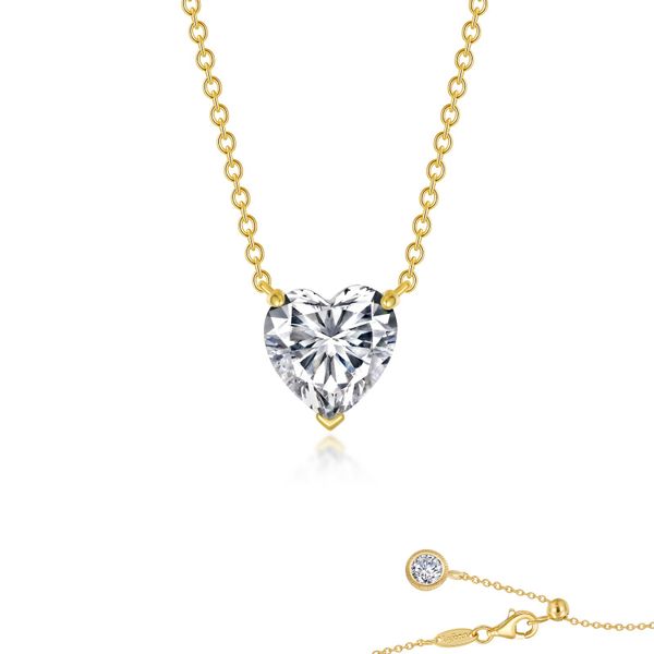 Heart Solitaire Necklace Carroll / Ochs Jewelers Monroe, MI