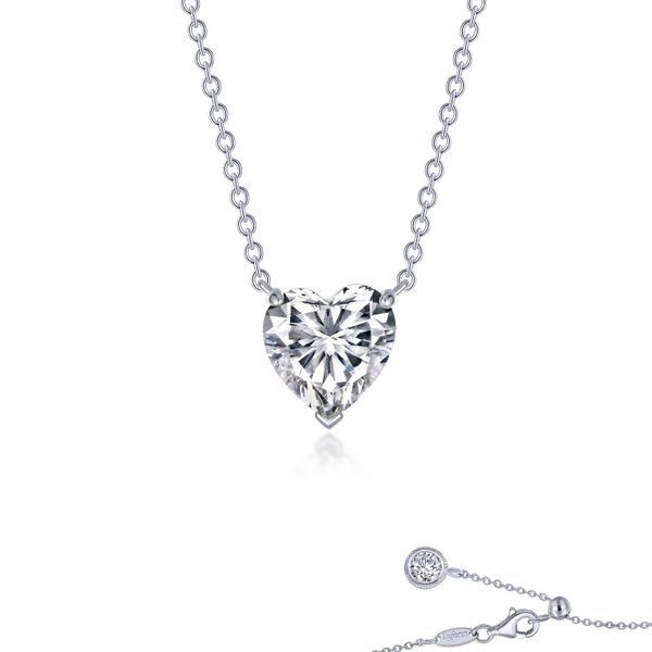  Heart Solitaire Necklace Carroll / Ochs Jewelers Monroe, MI