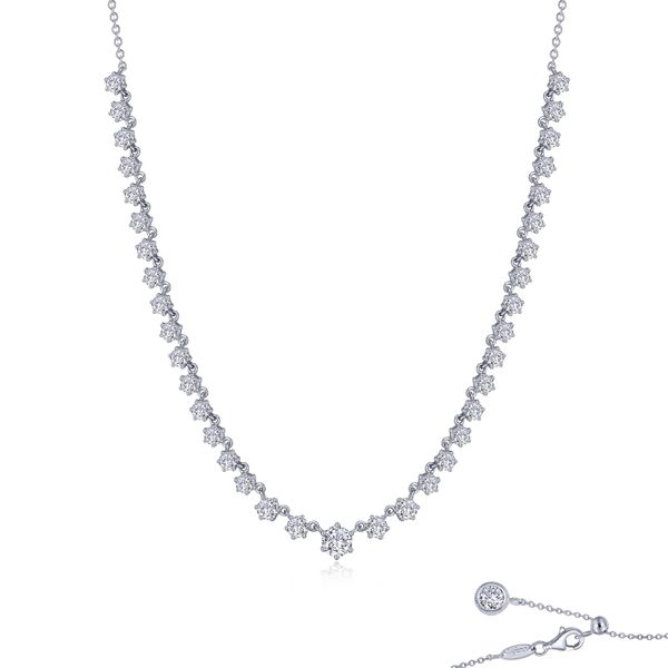Graduated Tennis Necklace Gala Jewelers Inc. White Oak, PA