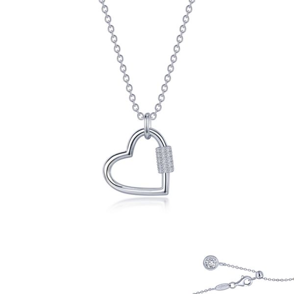 Open Heart Necklace Delfine's Jewelry Charleston, WV