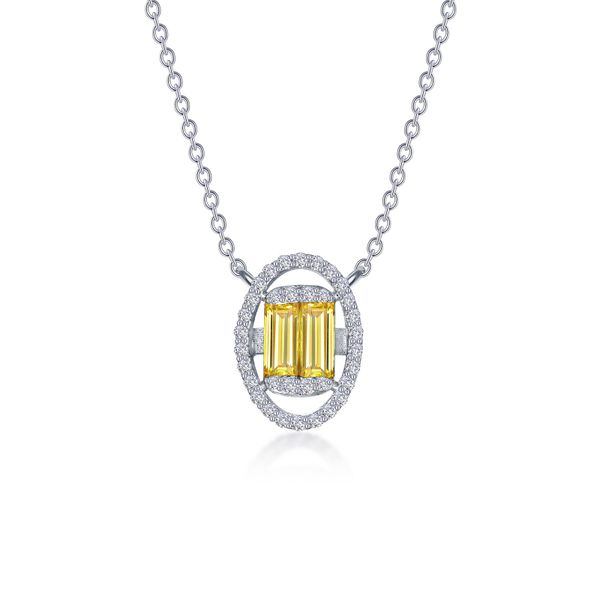 Oval Halo Necklace Banks Jewelers Burnsville, NC