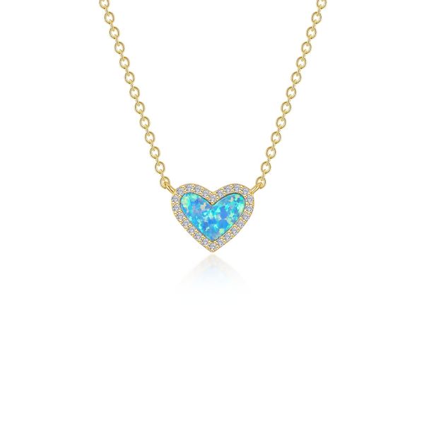 Halo Heart Necklace Cellini Design Jewelers Orange, CT