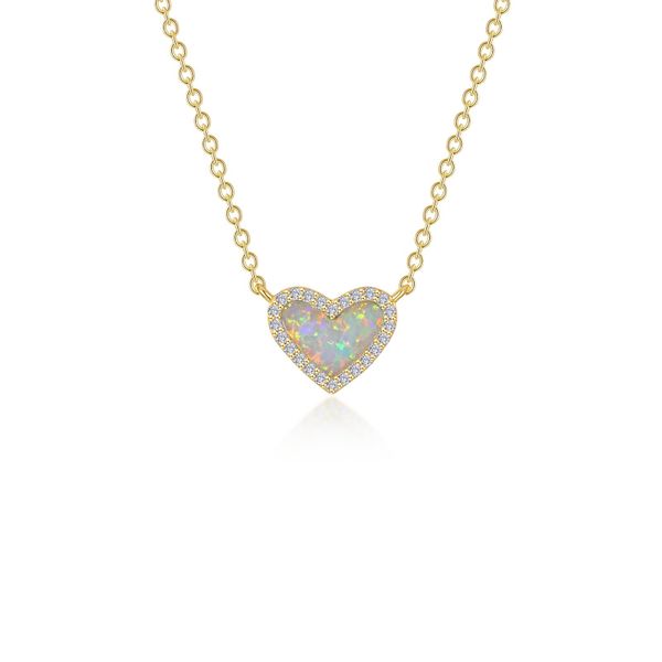 Halo Heart Necklace Jerald Jewelers Latrobe, PA