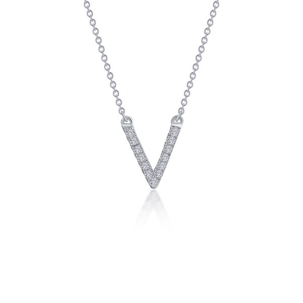 Modern V-Shaped Necklace Jacqueline's Fine Jewelry Morgantown, WV