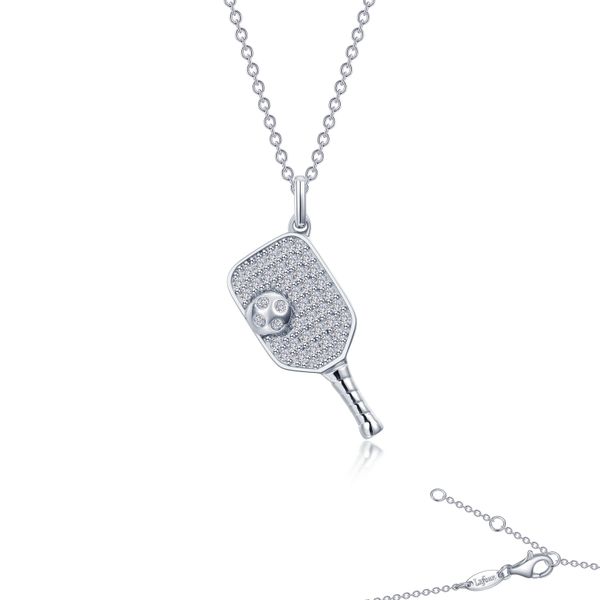 Pickleball Paddle and Ball Necklace Conti Jewelers Endwell, NY