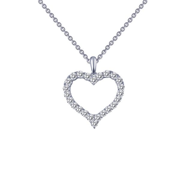 Open Heart Pendant Necklace Edwards Jewelers Modesto, CA