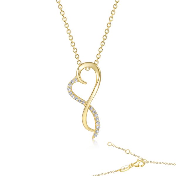 Infinity Heart Pendant Necklace Selman's Jewelers-Gemologist McComb, MS