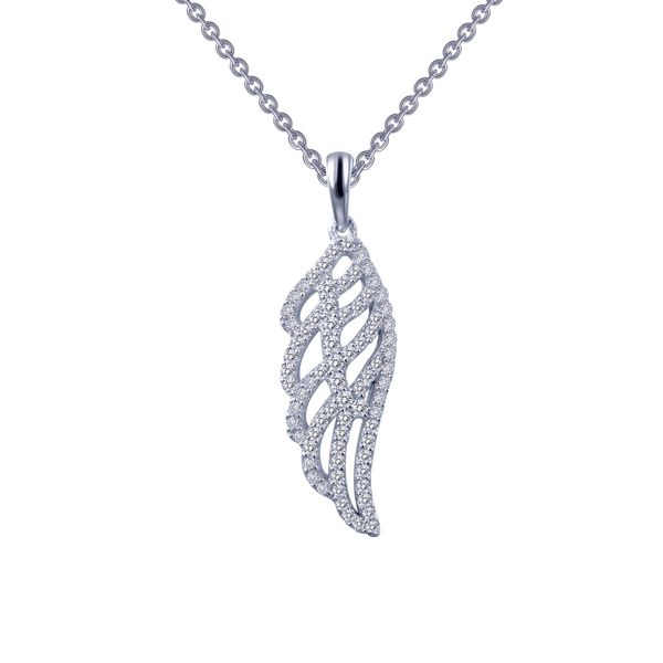 Real Diamonds Round Angel Wing 14K White Gold Diamond Pendant at Rs  180000/piece in Surat