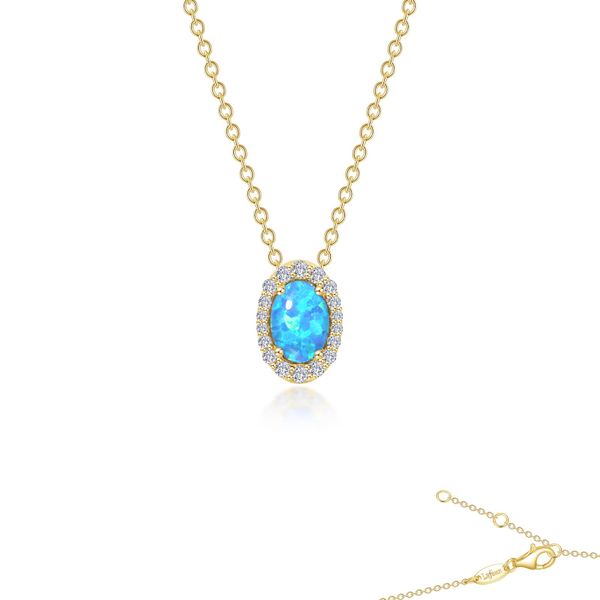 Vintage Inspired Halo Necklace Ware's Jewelers Bradenton, FL