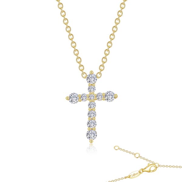 0.67 CTW Cross Pendant Necklace Arlene's Fine Jewelry Vidalia, GA