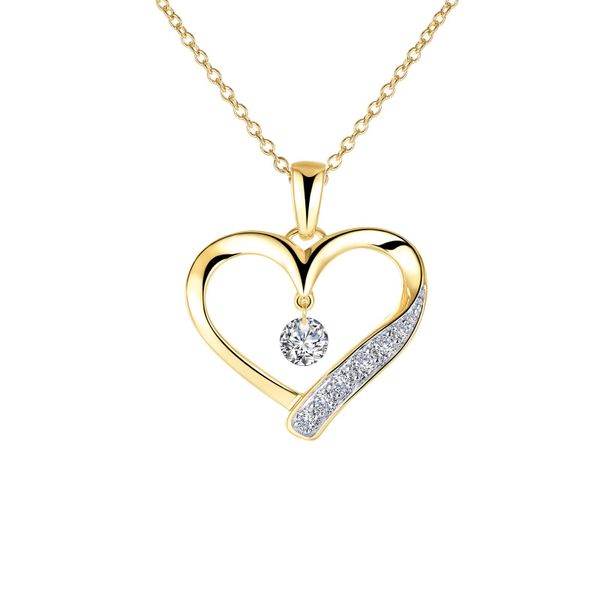 Open Heart Pendant Necklace Wesche Jewelers Melbourne, FL