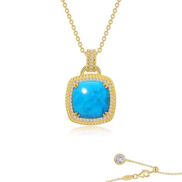 Blue Halo Necklace Edwards Jewelers Modesto, CA