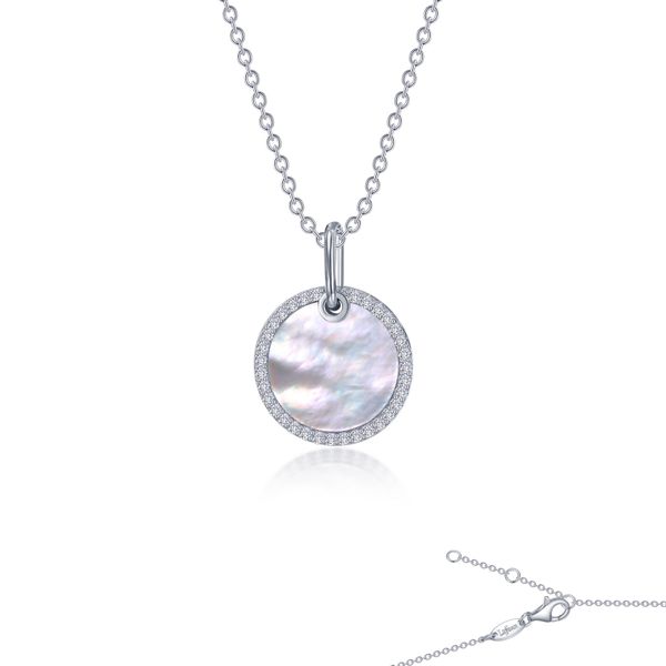 Mother-of-Pearl Disc Necklace Mueller Jewelers Chisago City, MN