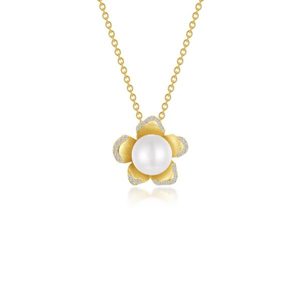 Cultured Freshwater Pearl Flower Necklace Mueller Jewelers Chisago City, MN