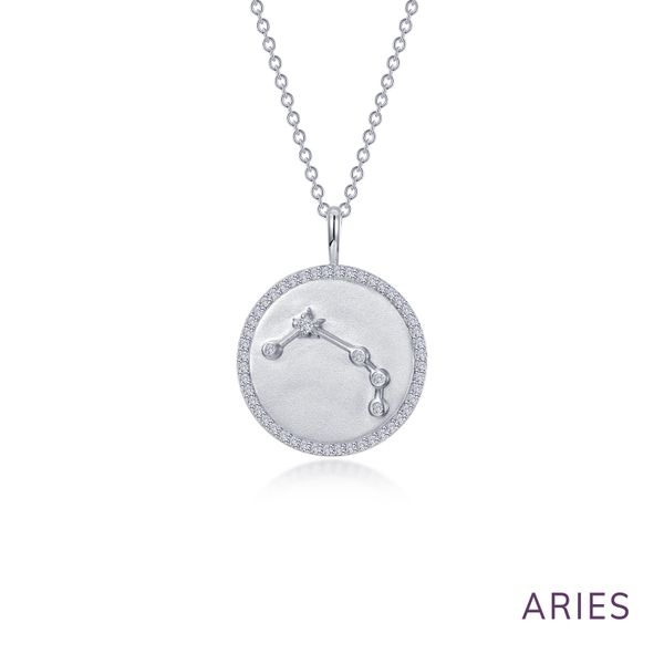 Zodiac Constellation Coin Necklace, Aries Bell Jewelers Murfreesboro, TN
